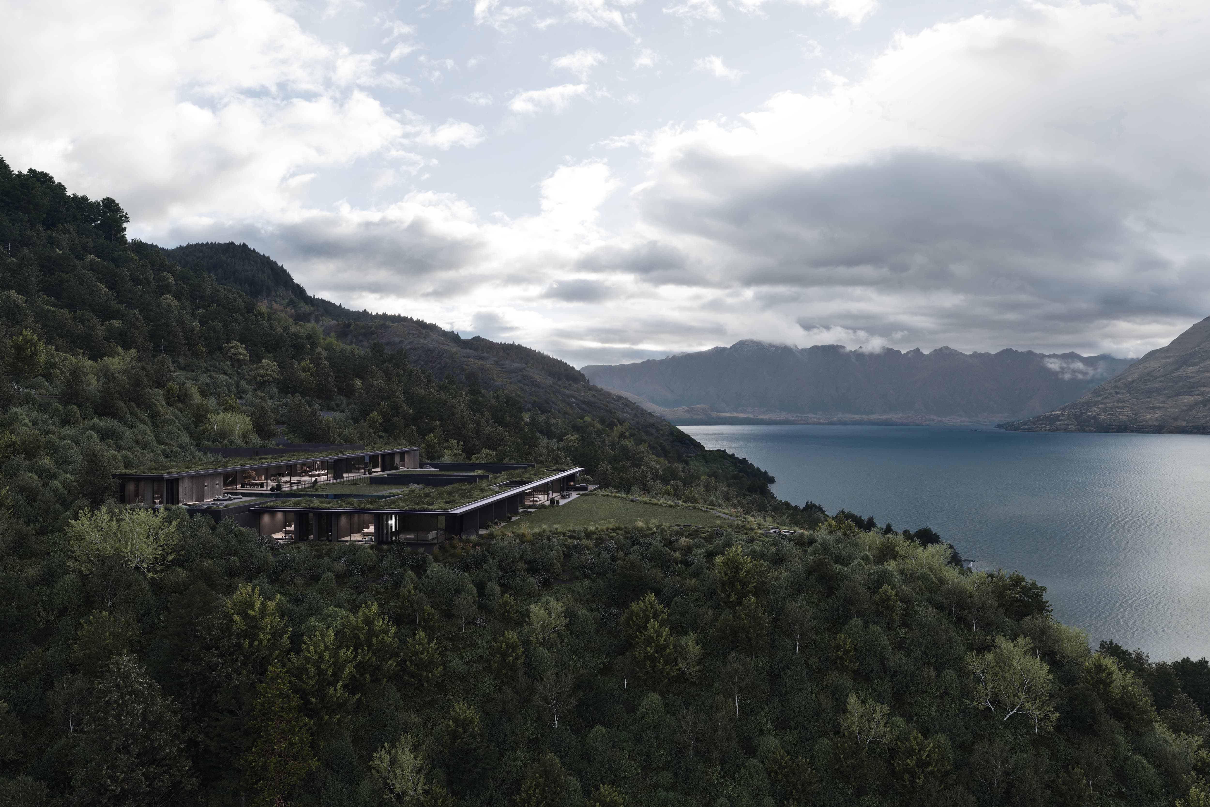 The View from Pārore, overlooking Lake Wakatipu in Queenstown, New Zealand